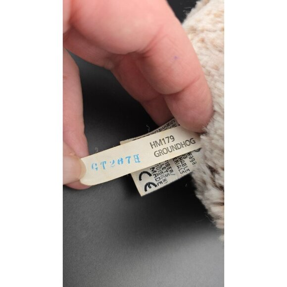 Adorable GANZ Webkinz Groundhog Plush Soft & Cuddly Stuffed Animal - Tan & Brown - Picture 11 of 12